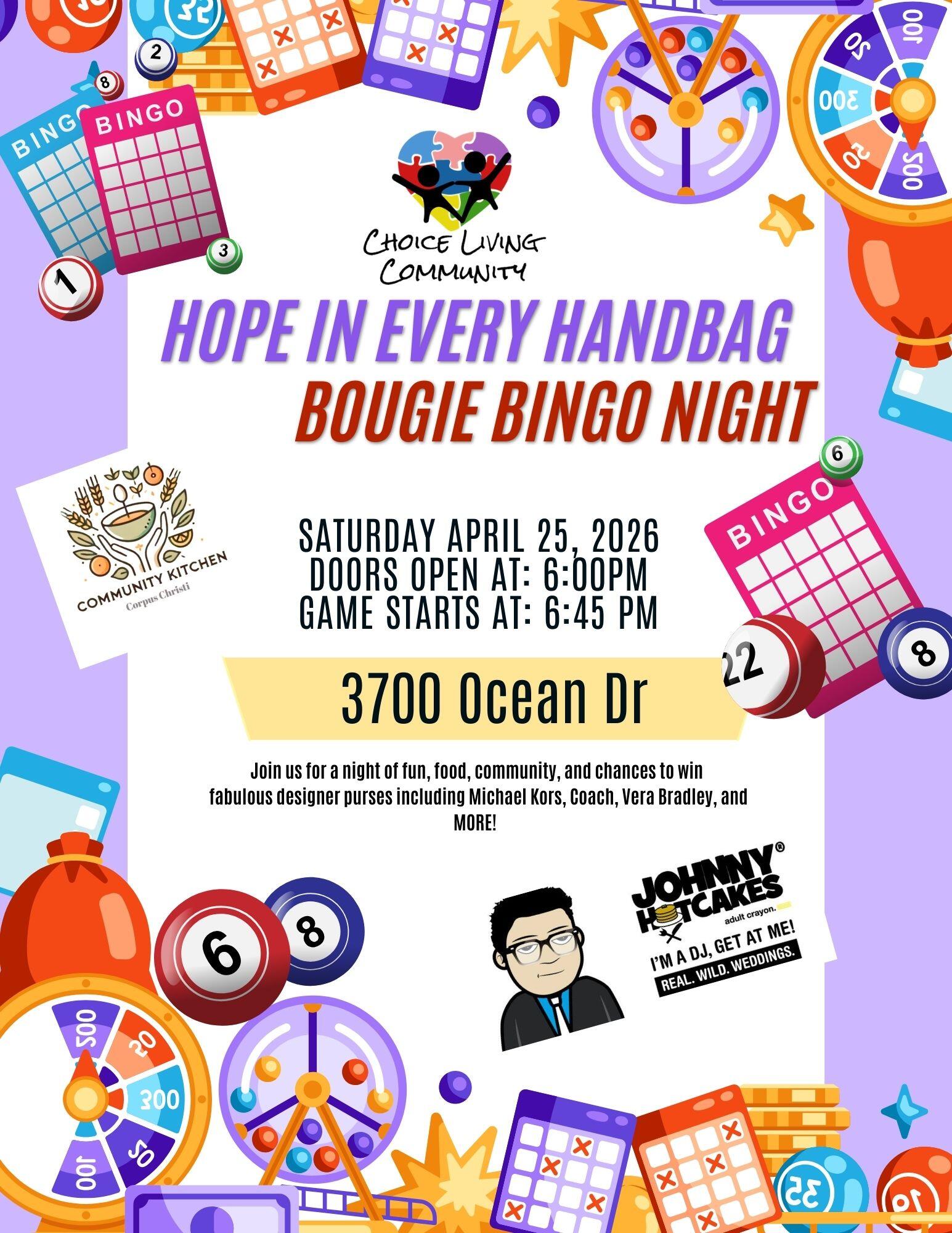 Campaign cover image for Hope in Every Bag Purse Bingo