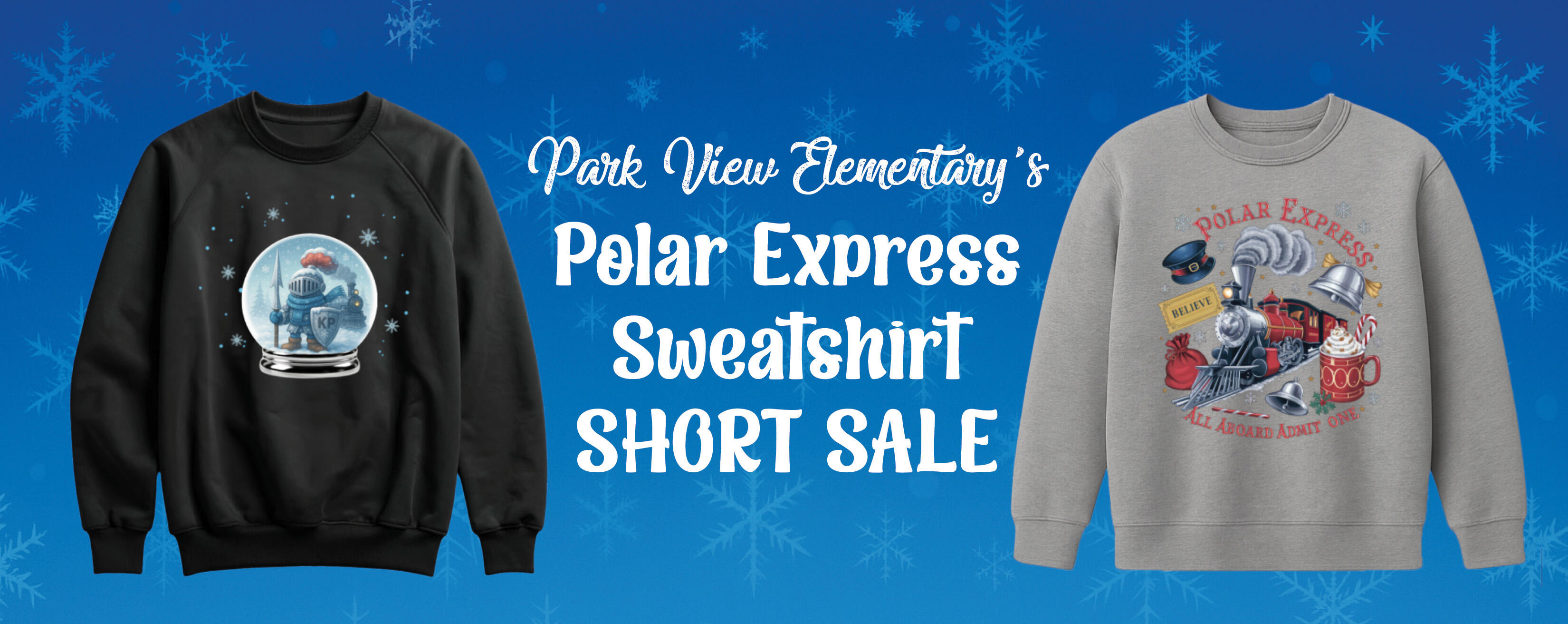 Campaign cover image for Polar Express Sweatshirt Short Sale