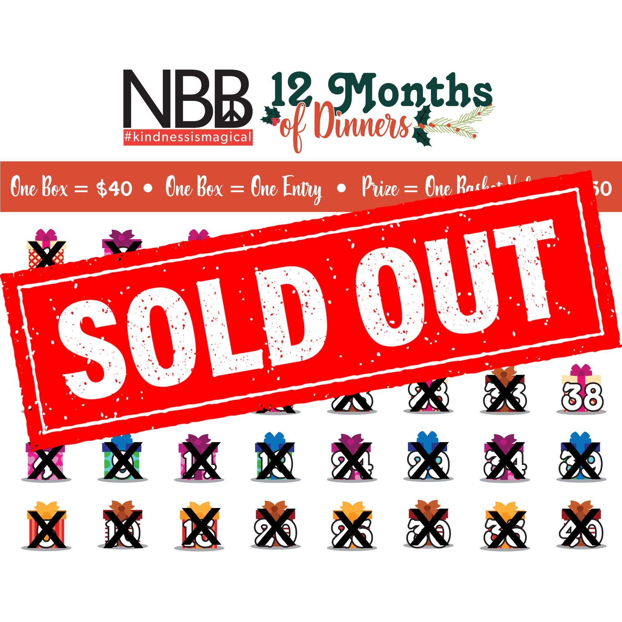 Campaign cover image for 12 Months of Dinners 2025