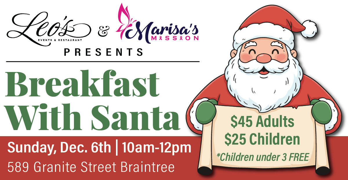 Campaign cover image for Leo's Events & Restaurant and Marisa's Mission Present Breakfast With Santa!