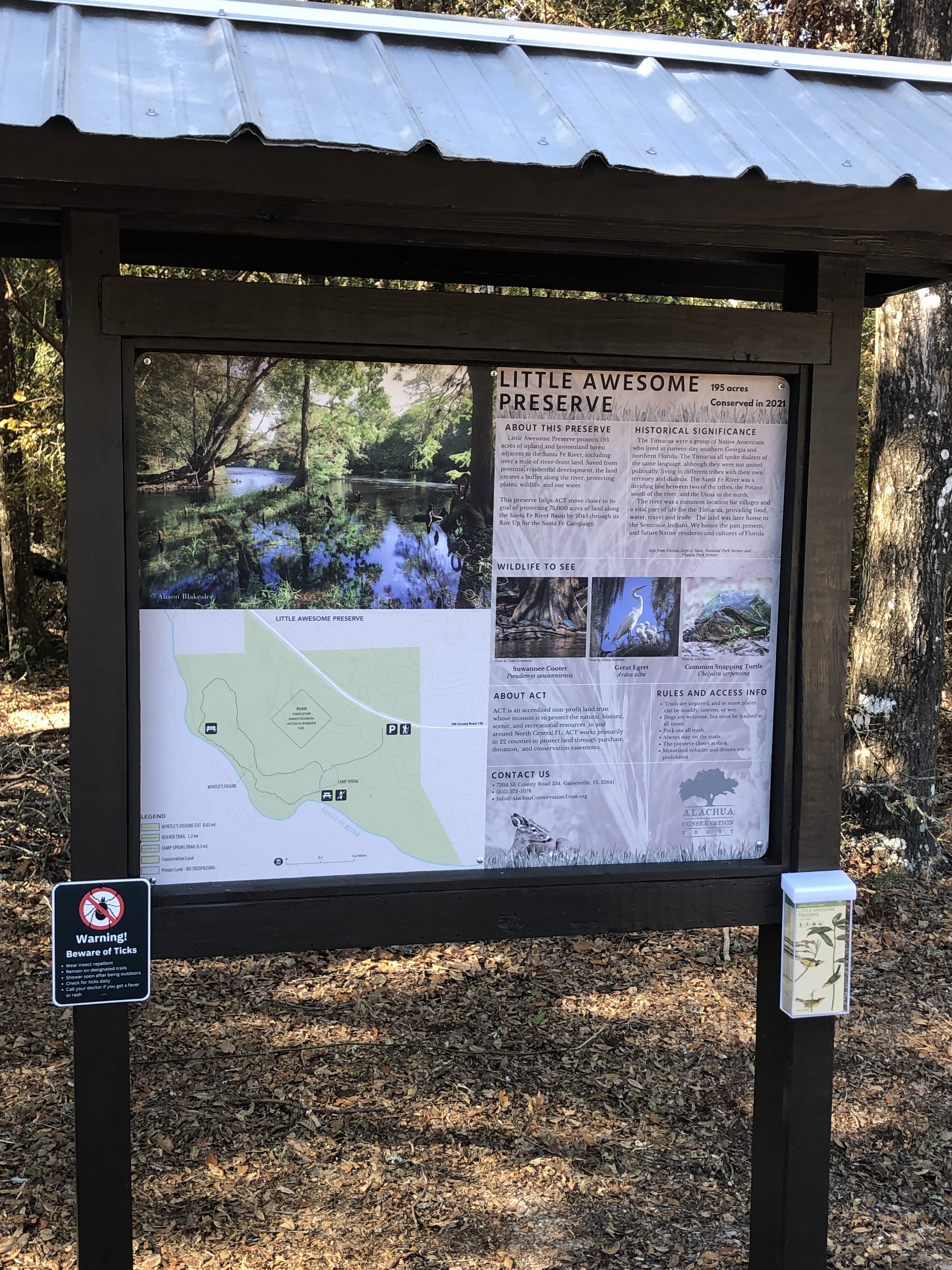 Campaign cover image for Little Awesome Preserve Hike - Giving the River a Voice