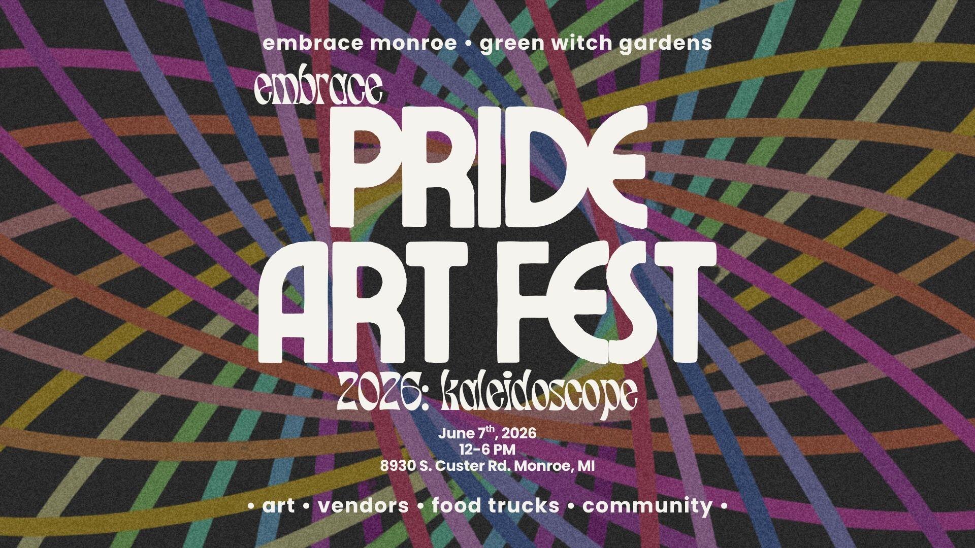 Campaign cover image for Embrace Pride Art Fest 2026: Kaleidoscope