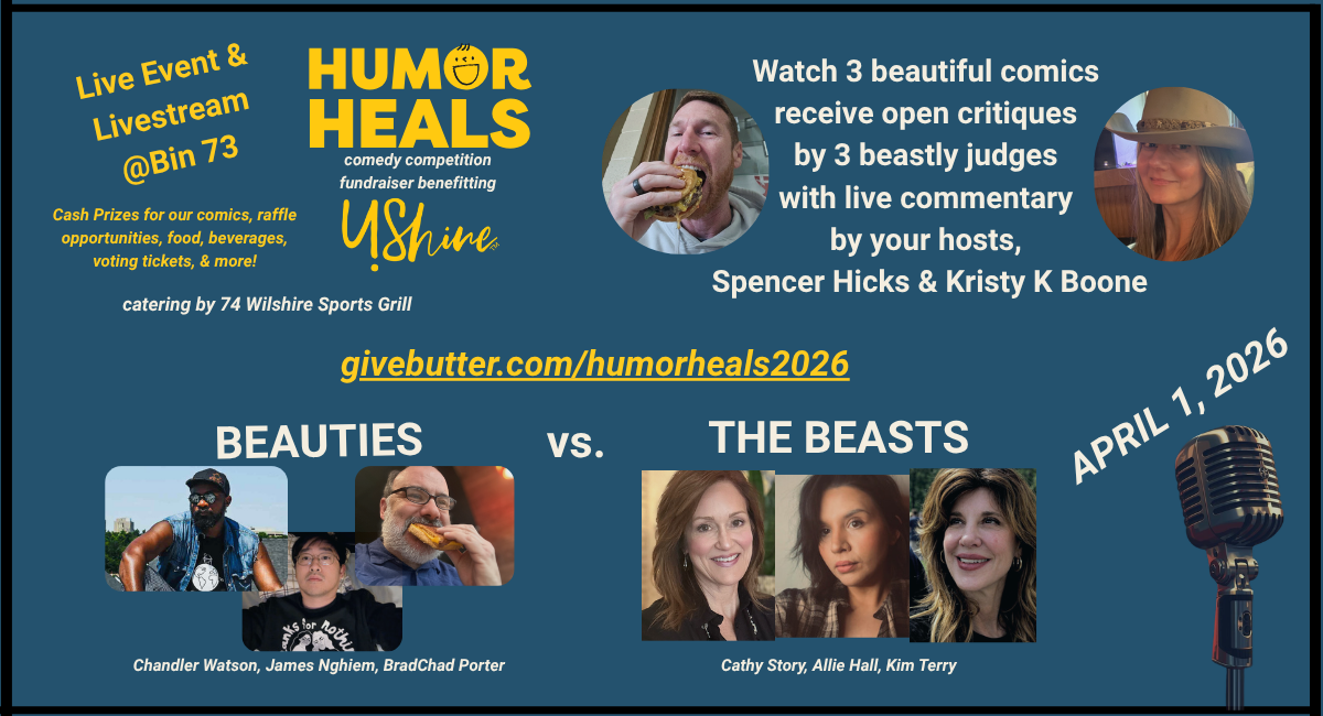 Campaign cover image for UShine: Humor Heals April 1, 2026