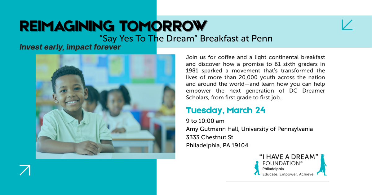 Campaign cover image for Reimagining Tomorrow: "I Have A Dream" Philadelphia Launch