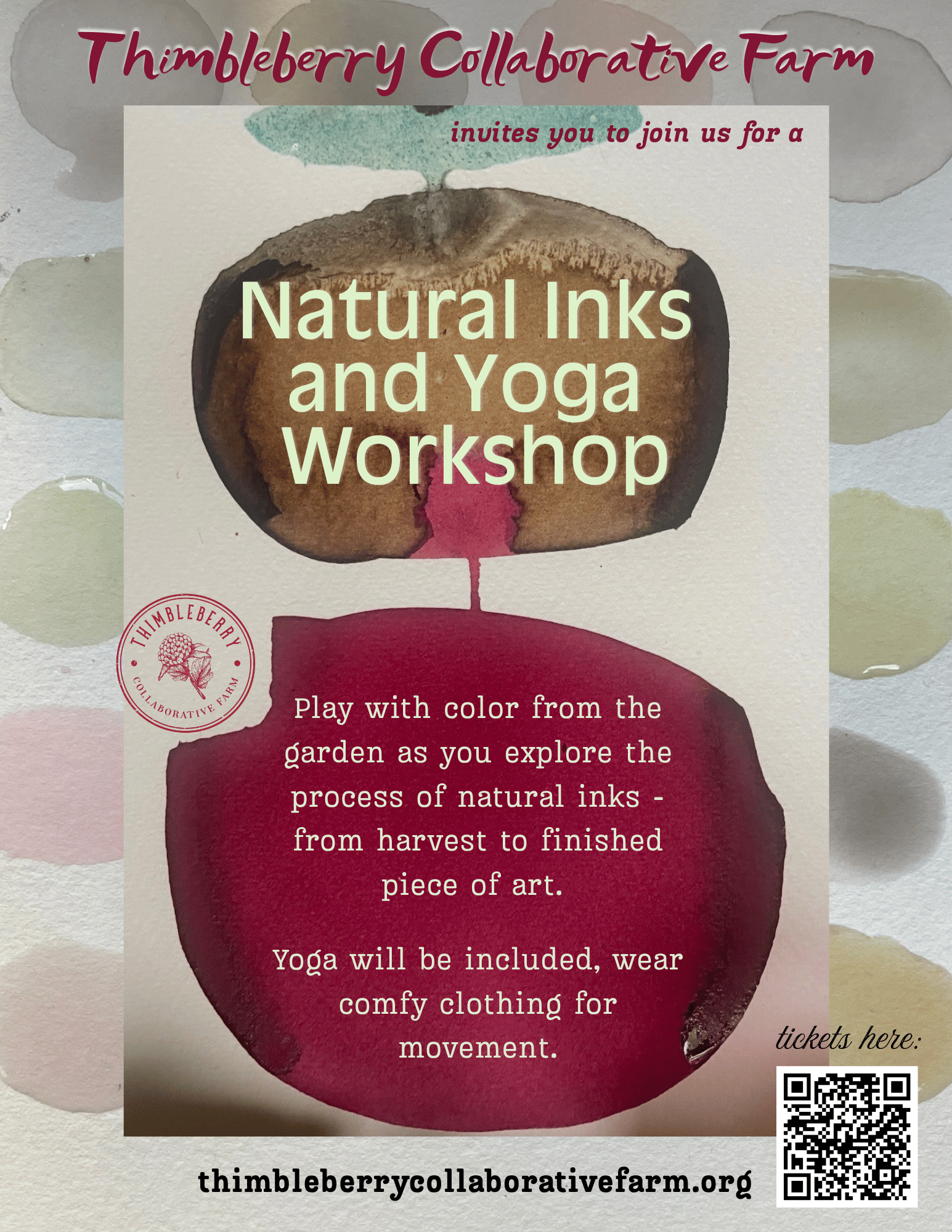 Campaign cover image for Natural Inks and Yoga Workshop