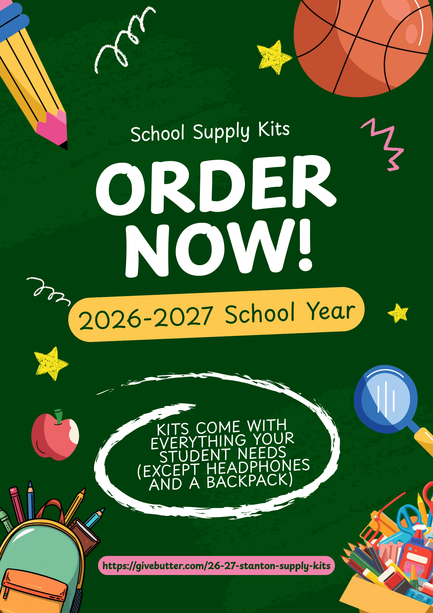 Campaign cover for 26-27’ Stanton Supply Kits