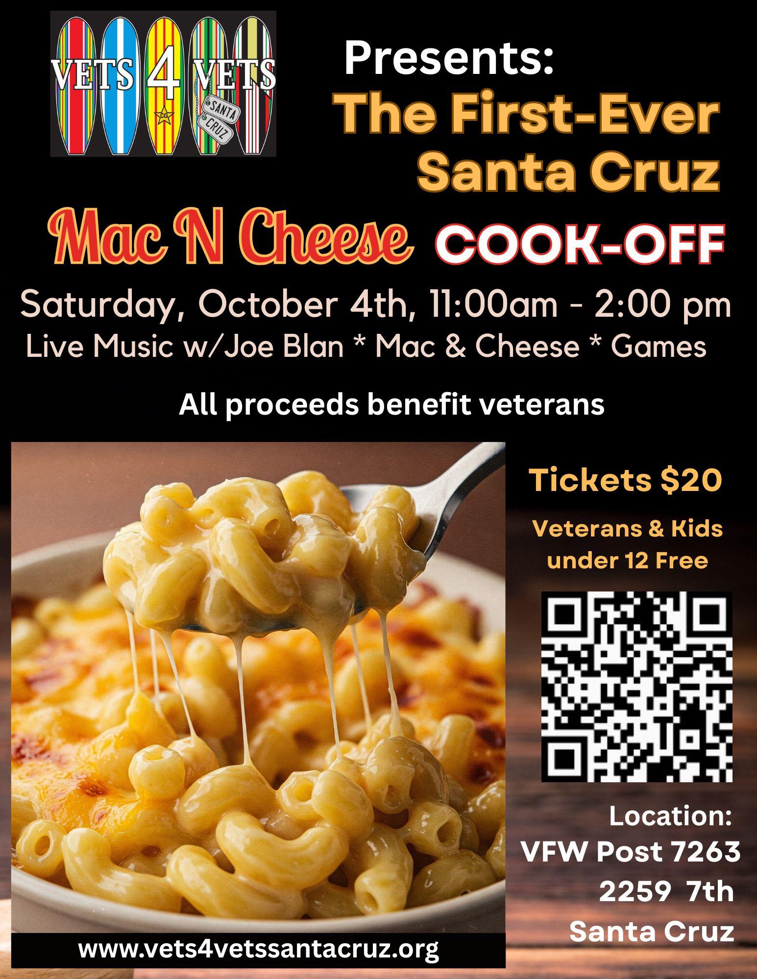 Campaign cover image for Santa Cruz  Mac & Cheese Cook-Off
