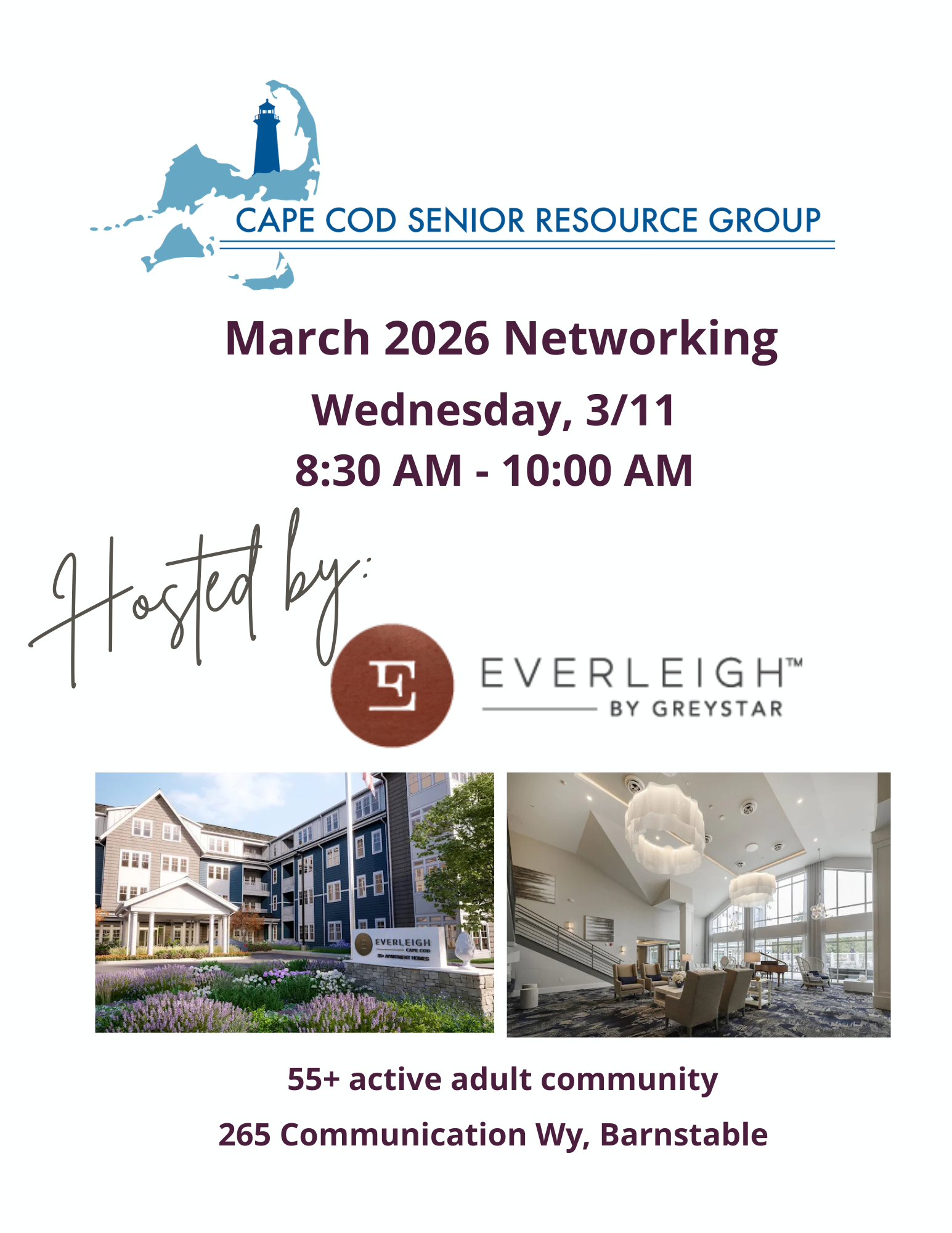 Campaign cover image for CCSRG March 2026 Networking