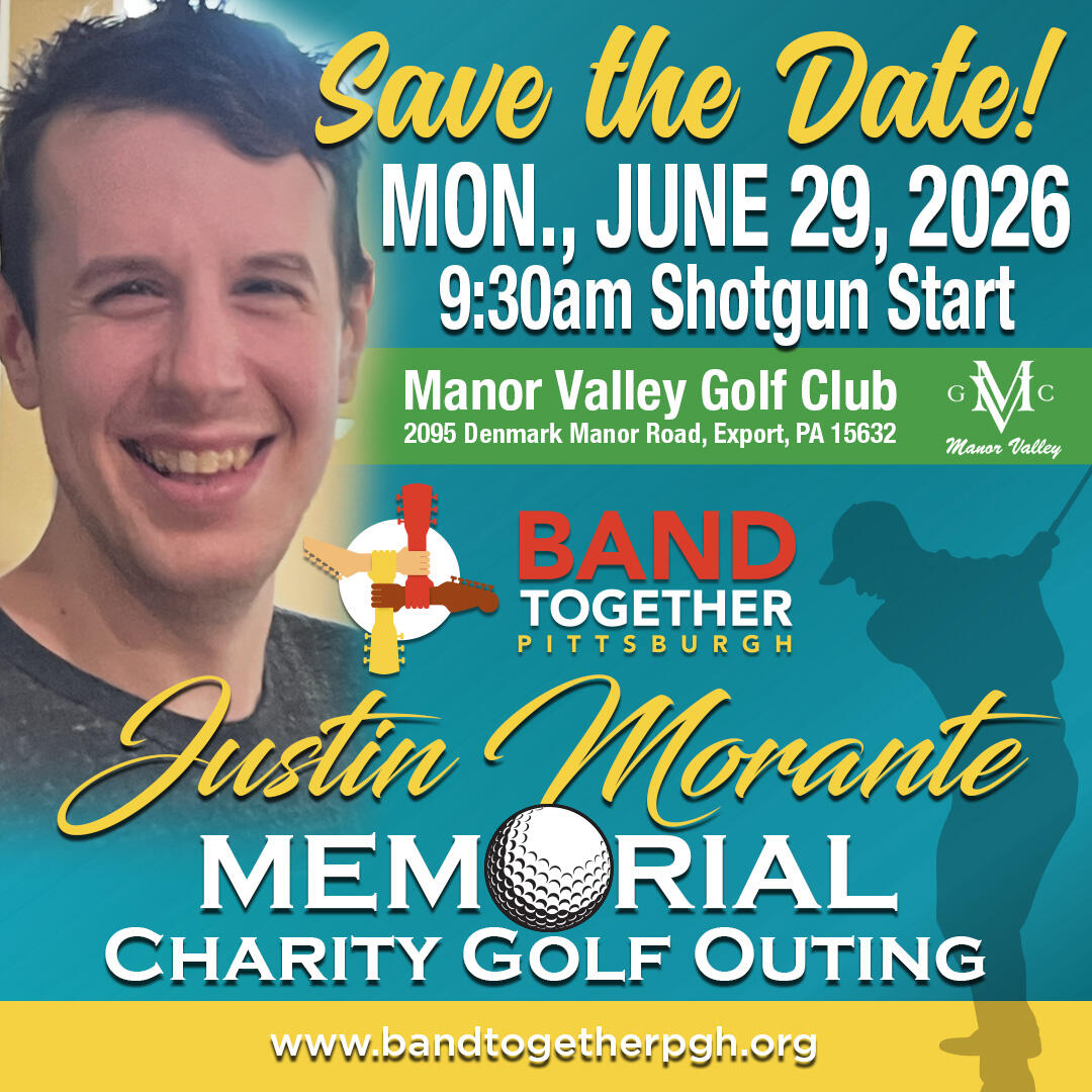 Campaign cover image for 6/29 Band Together Pittsburgh Justin Morante Memorial Charity Golf Outing