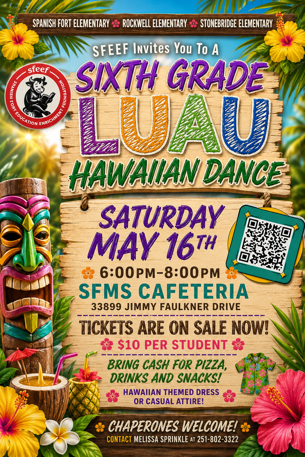 Campaign cover image for Sixth Grade Luau Dance 2026
