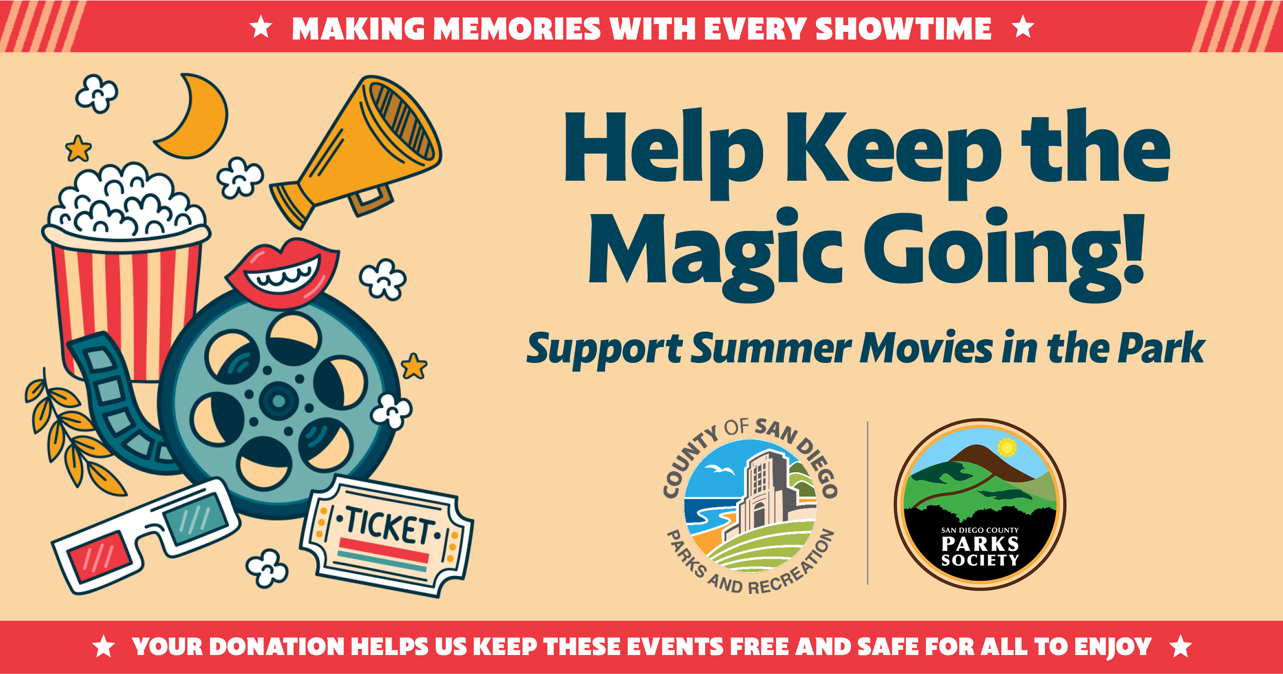 Campaign cover image for 2026 Summer Movies in the Park