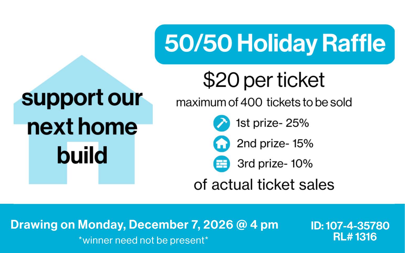 Campaign cover for 2026 Holiday Raffle