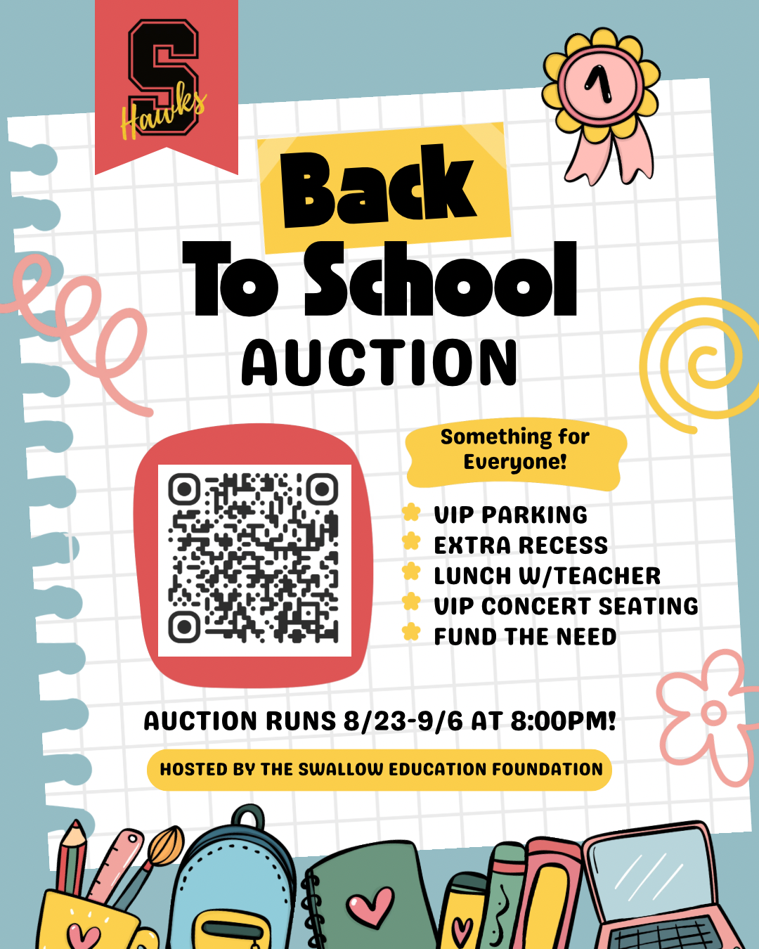 Campaign cover image for 2026-2027 Back to School Auction