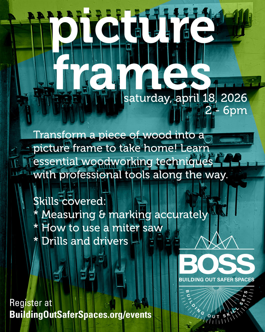 Campaign cover image for 4/18/26 Build Your Own Picture Frames