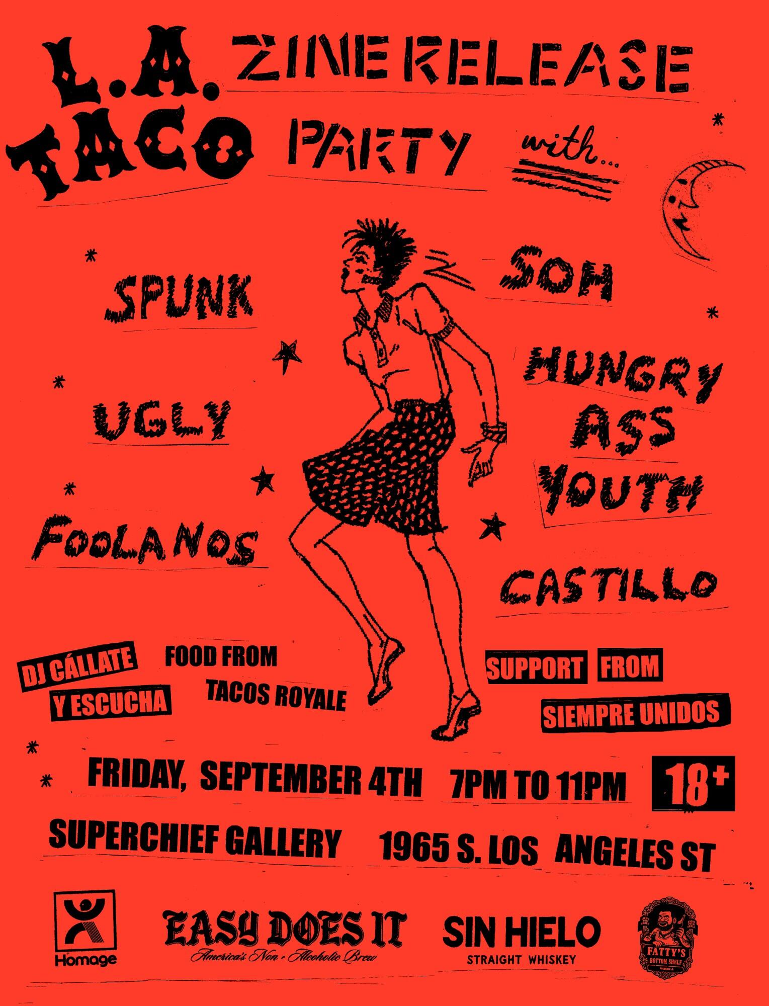 Campaign cover image for L.A. TACO Zine Release Party
