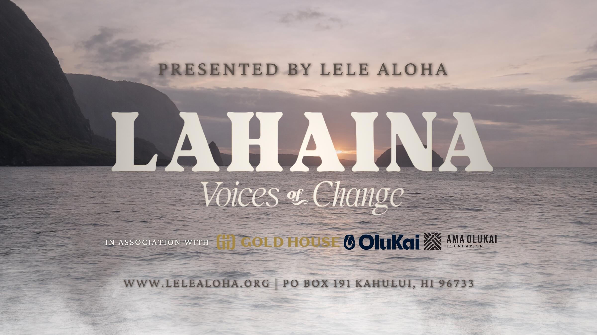 Campaign cover image for Lahaina: Voices Of Change