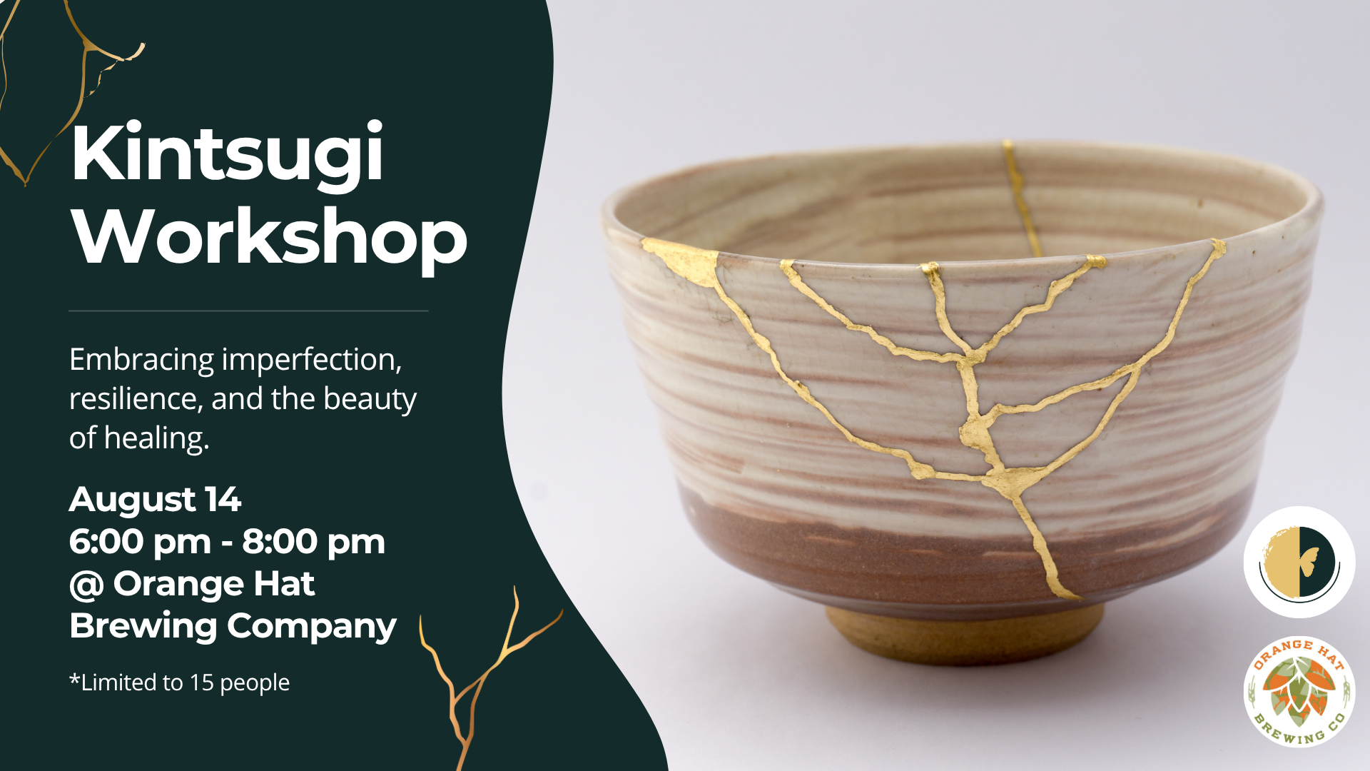 Campaign cover image for Kintsugi Workshop @ Orange Hat Brewing Company