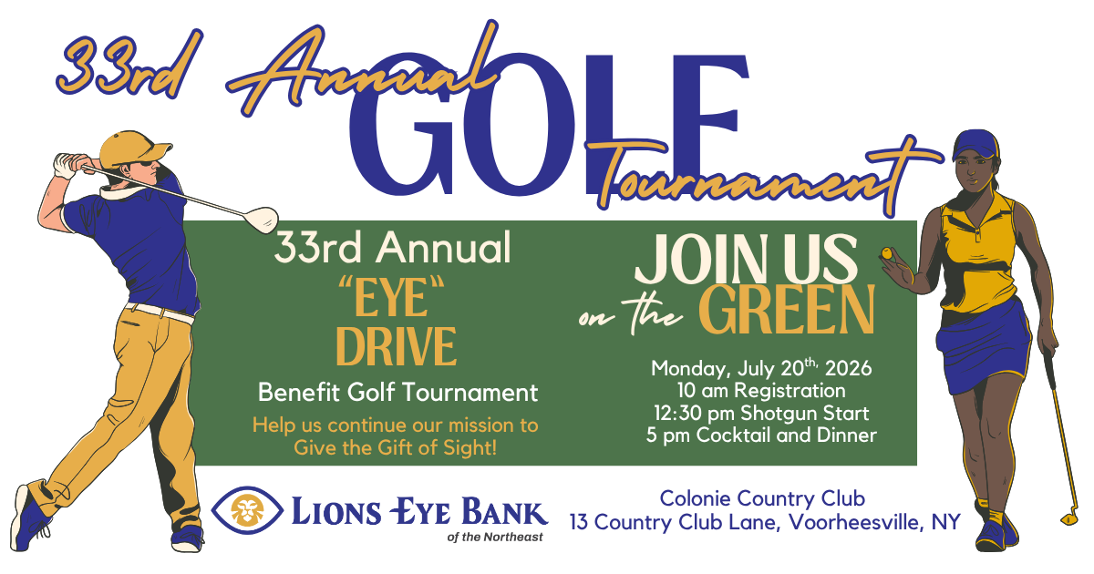 Campaign cover image for 33rd Annual Eye Drive Golf Tournament