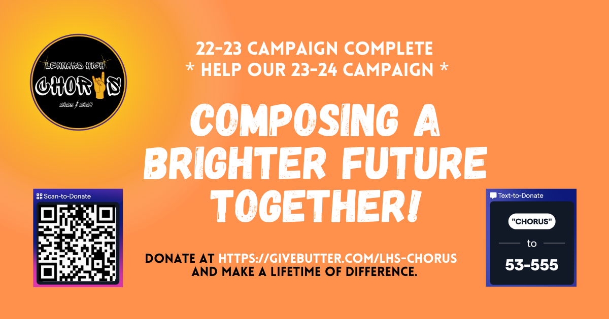 Campaign cover image for Archive-23 Lennard Chorus Spring Fundraiser