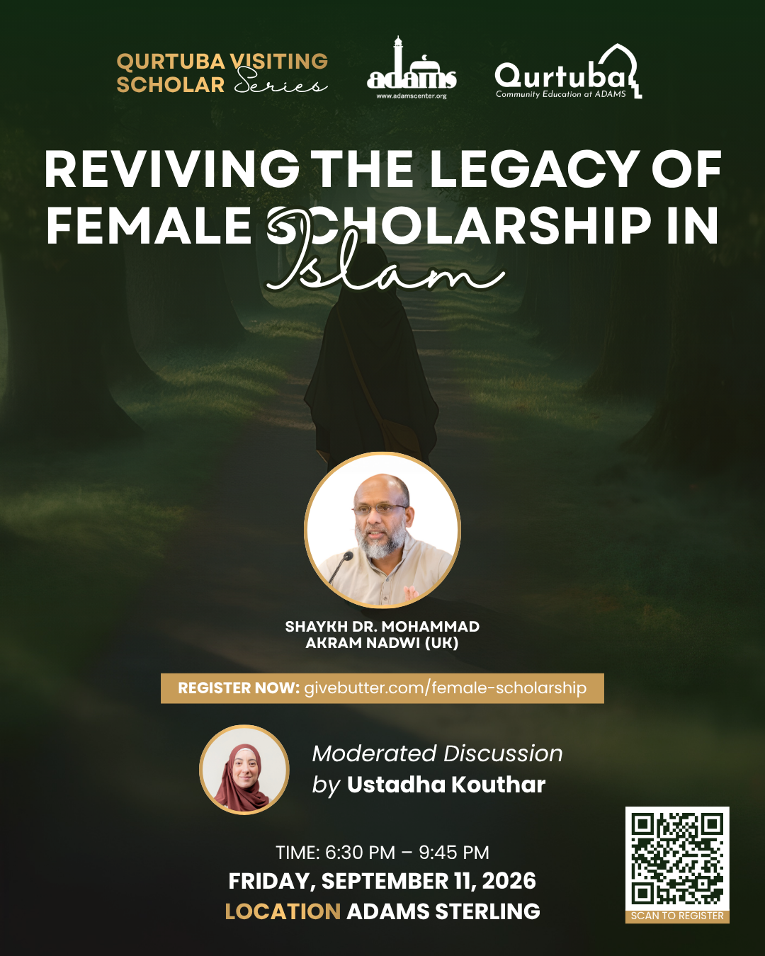 Campaign cover image for Reviving the Legacy of Female Scholarship in Islam