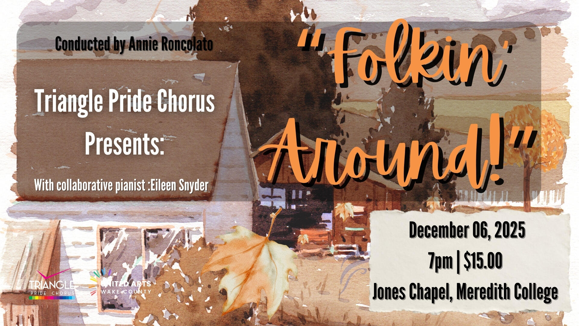 Campaign cover image for Triangle Pride Chorus Fall 2025 Concert - Folkin’ Around