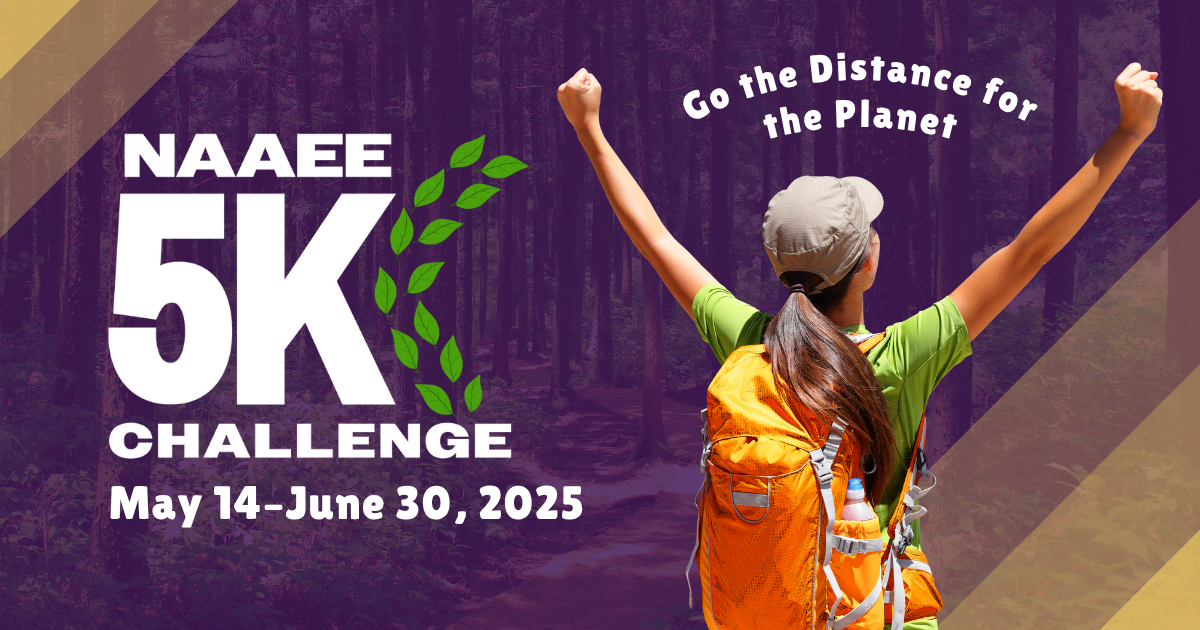 Campaign cover image for NAAEE's 5K Challenge: Go the Distance for the Planet