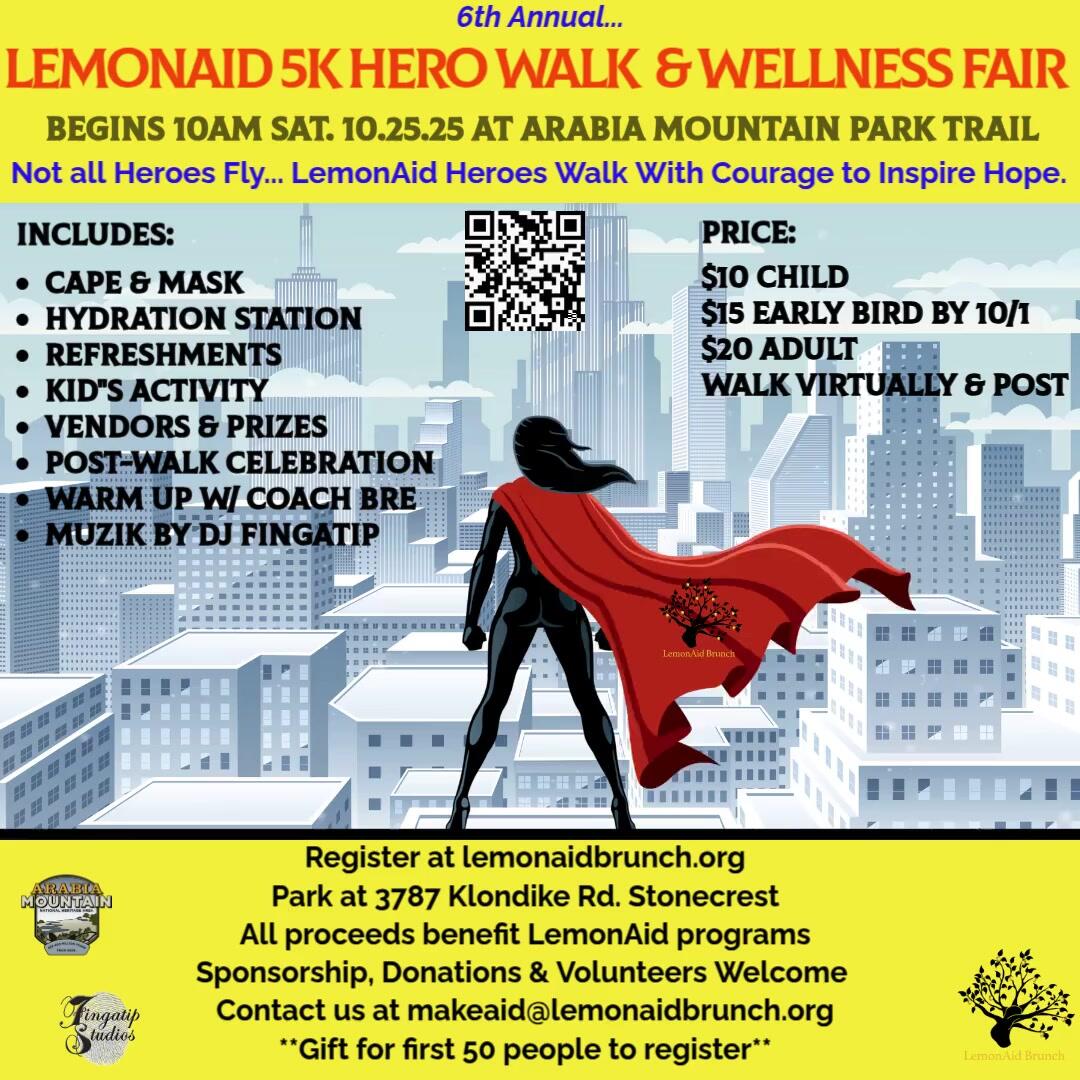 Campaign cover image for LemonAid 5K Hero Walk & Wellness Fair