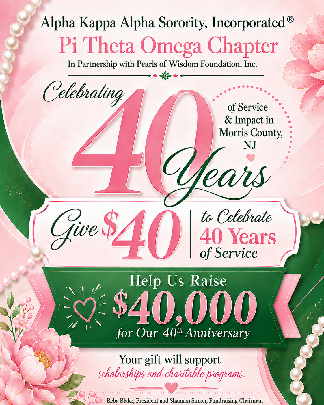 Campaign cover for $40 for 40 Years of Service