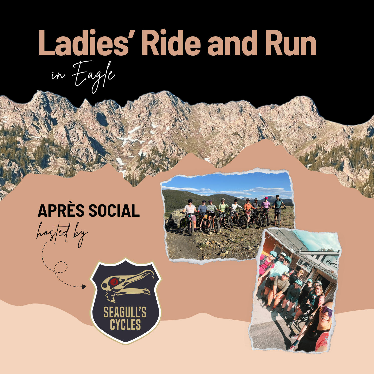 Campaign cover image for 6/18 Eagle Ladies Ride + Run with Gore Range Gravity Alliance