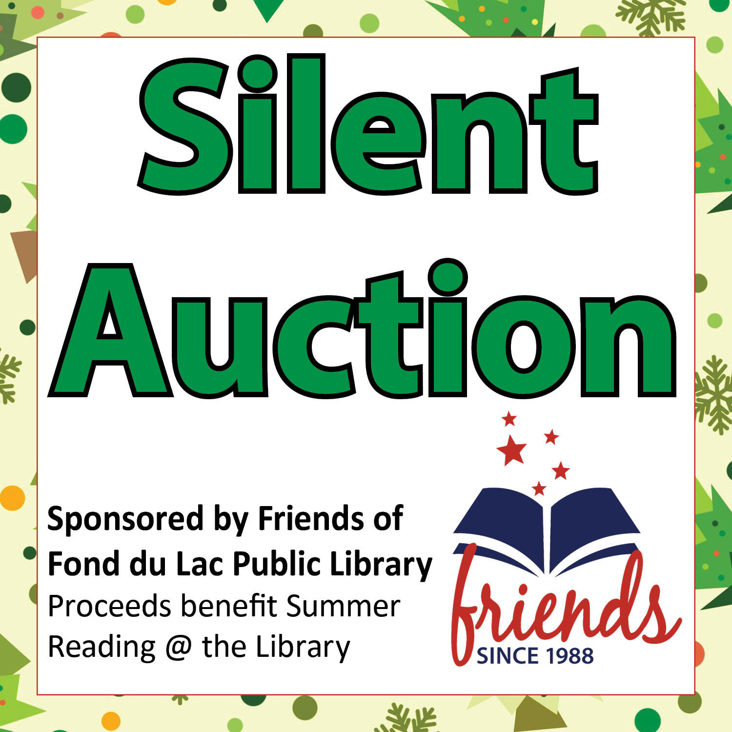 Campaign cover image for Friends of the FDL Public Library Silent Auction