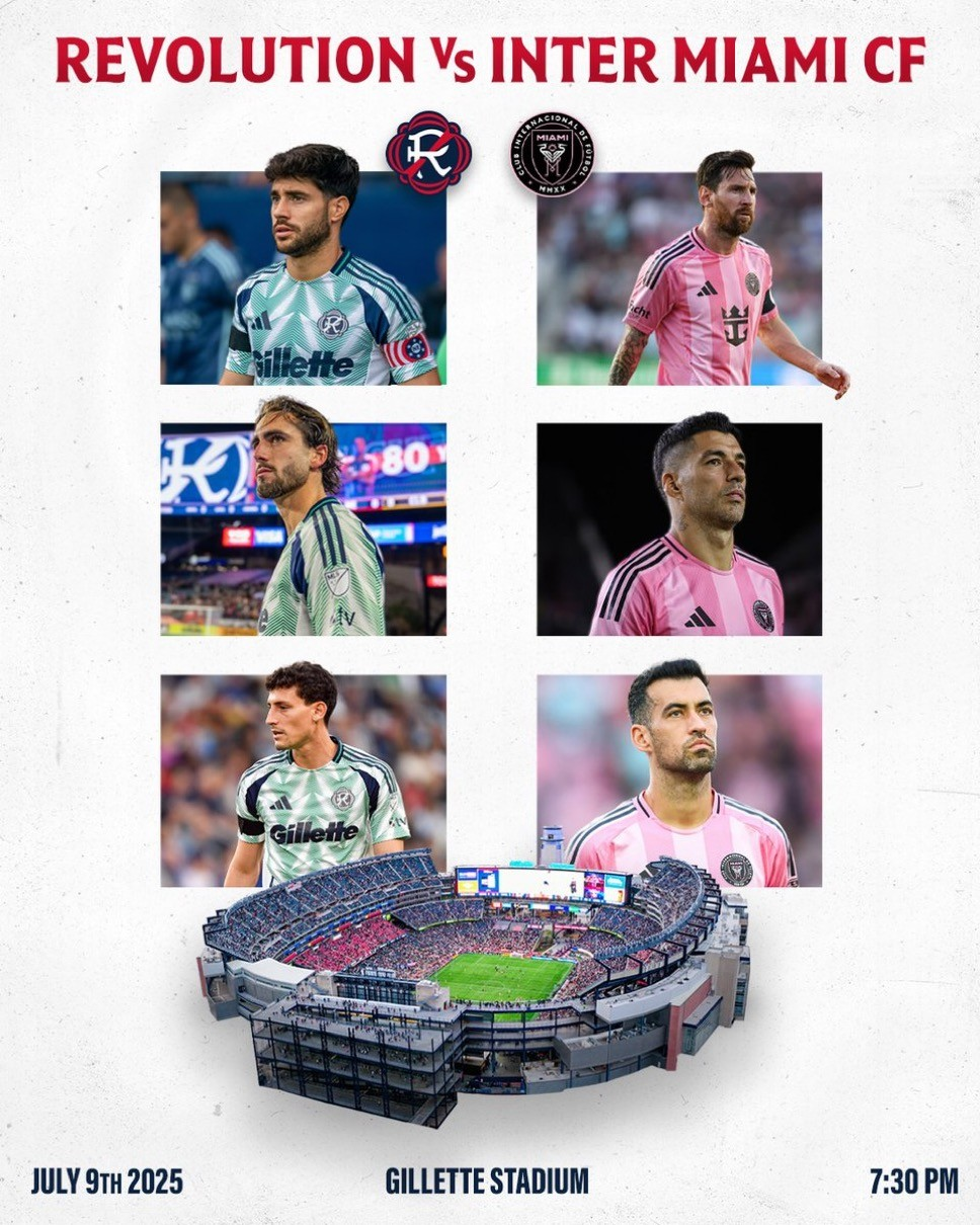 Campaign cover image for New England Revs vs. Inter Miami July 9th 2025
