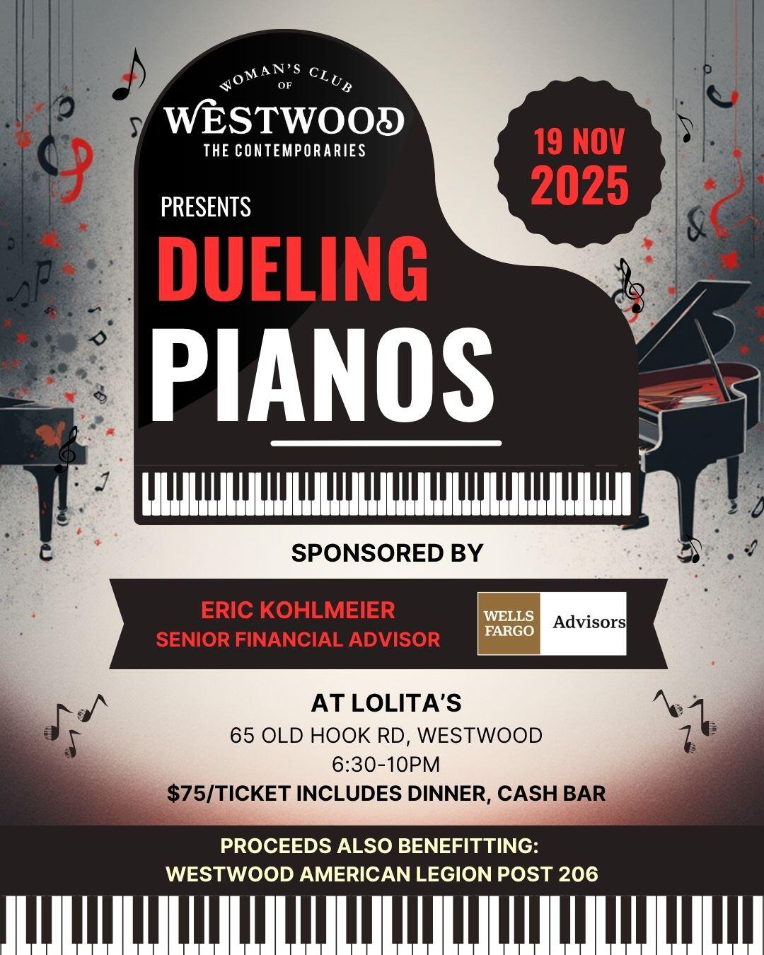 Campaign cover image for Dueling Pianos, charity event, 2025