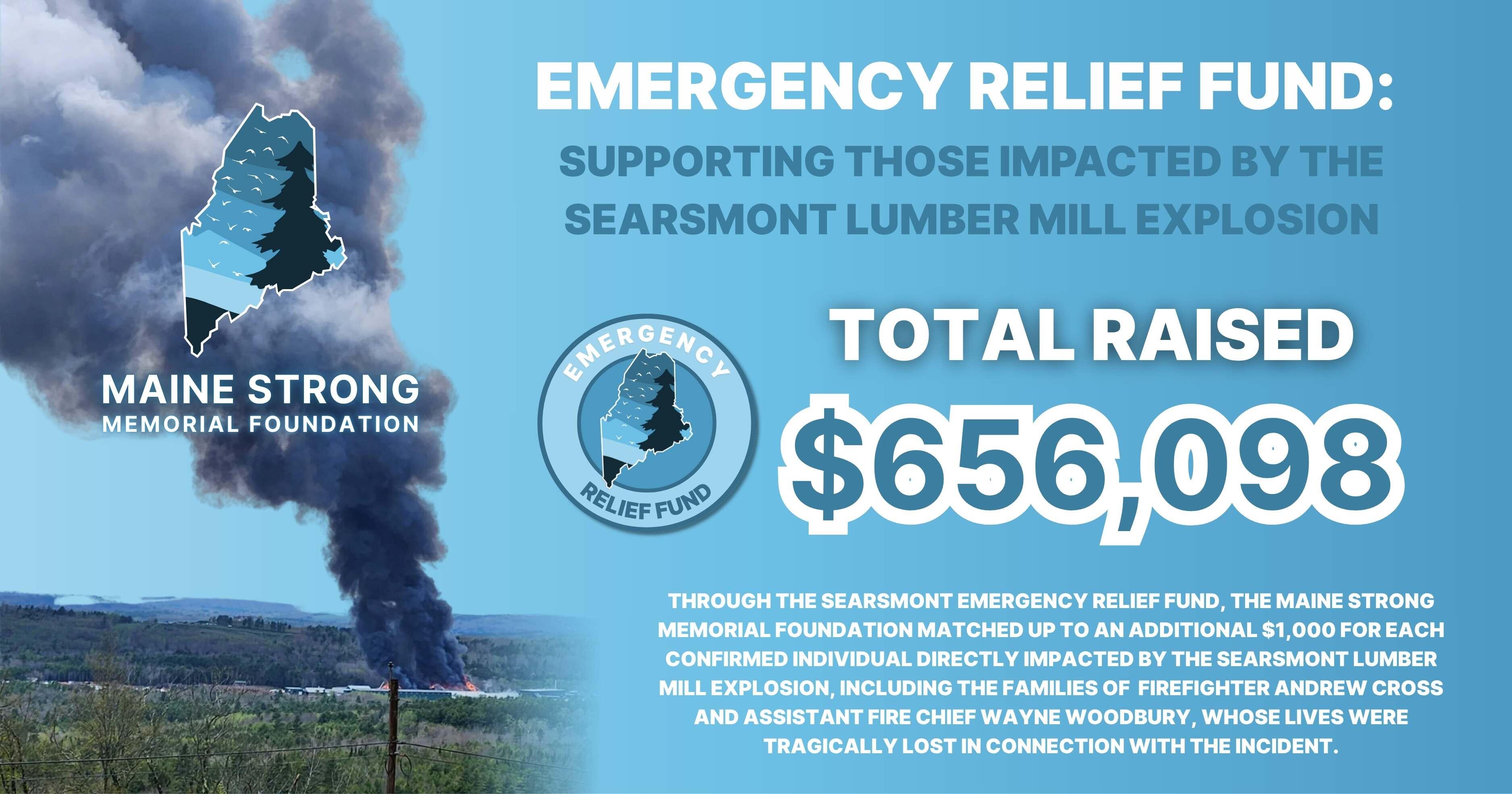 Campaign cover image for Emergency Relief Fund: Supporting Those Impacted by the Searsmont Lumber Mill Explosion