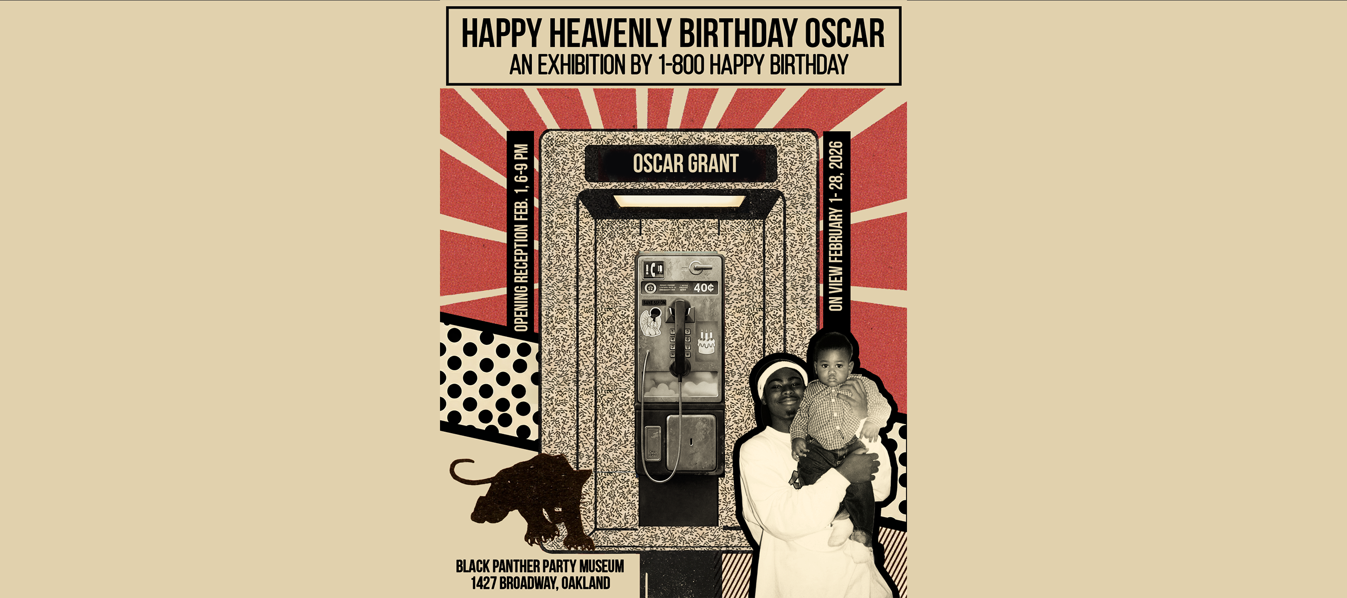 Campaign cover image for Happy Heavenly Birthday Oscar: An Exhibition by 1-800 Happy Birthday Opening Reception