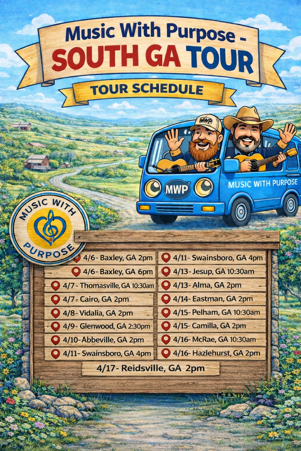 Campaign cover for South GA Tour