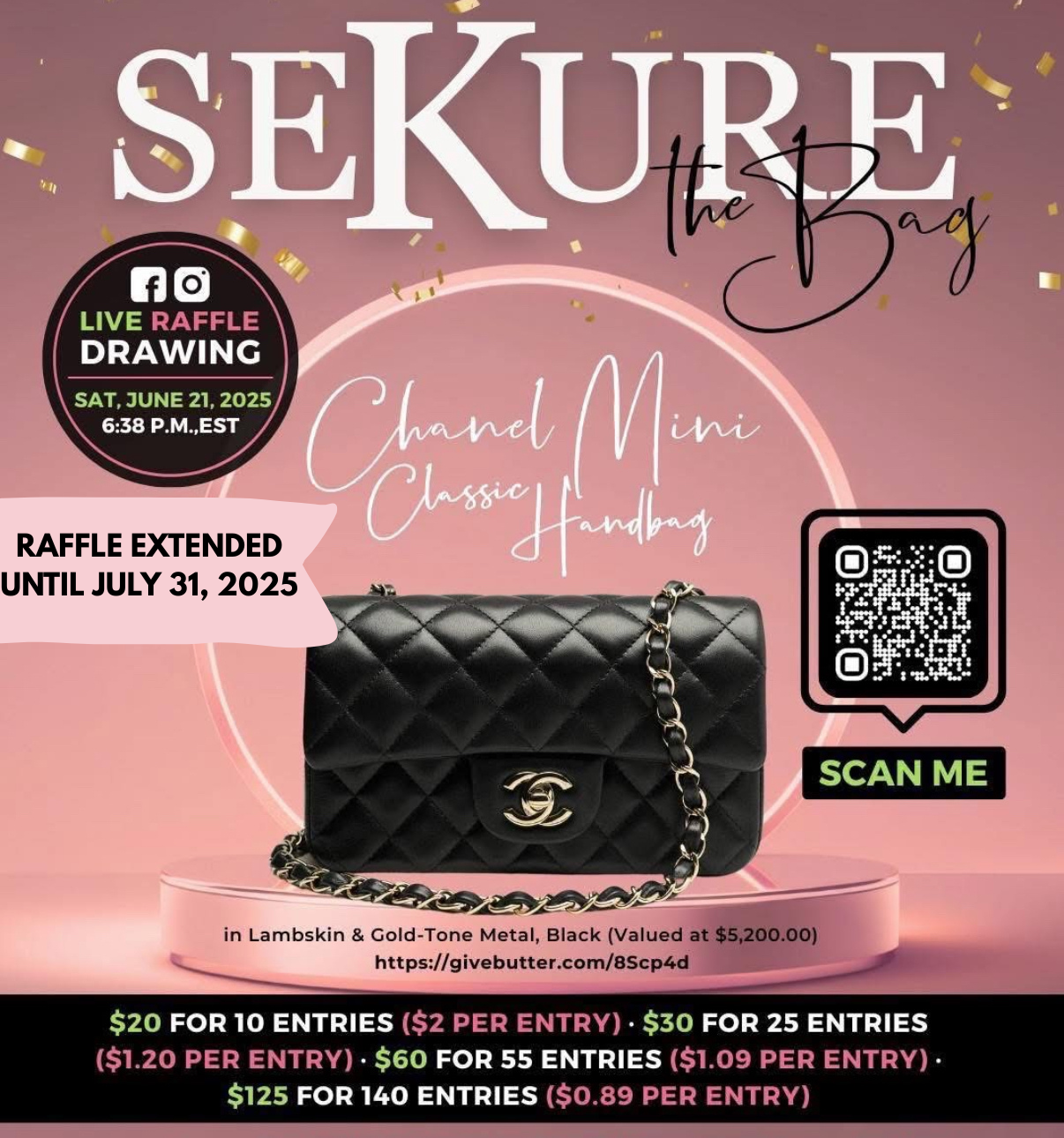 Campaign cover image for 2025 SEKURE THE BAG (CHANEL® EDITION)