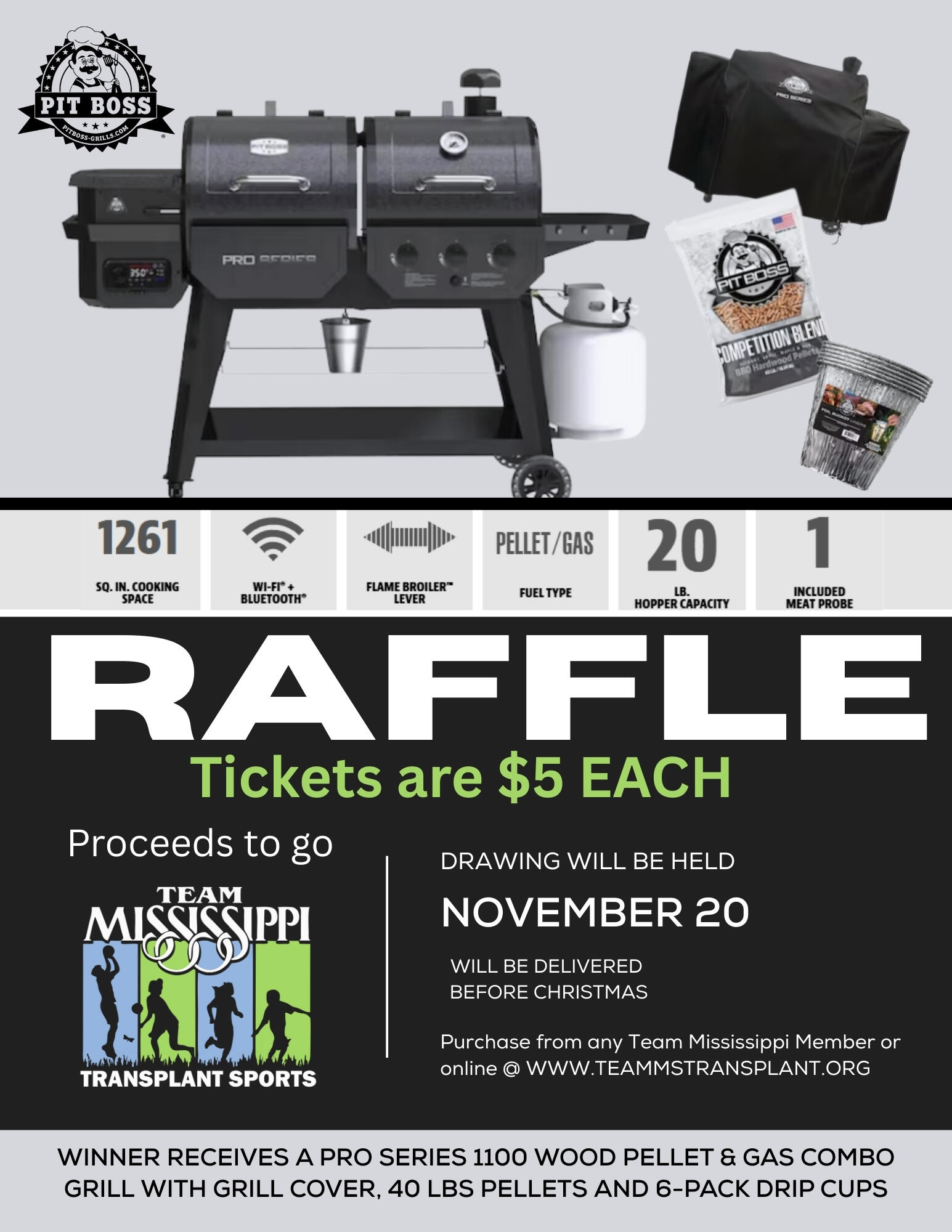 Campaign cover image for PIT BOSS RAFFLE