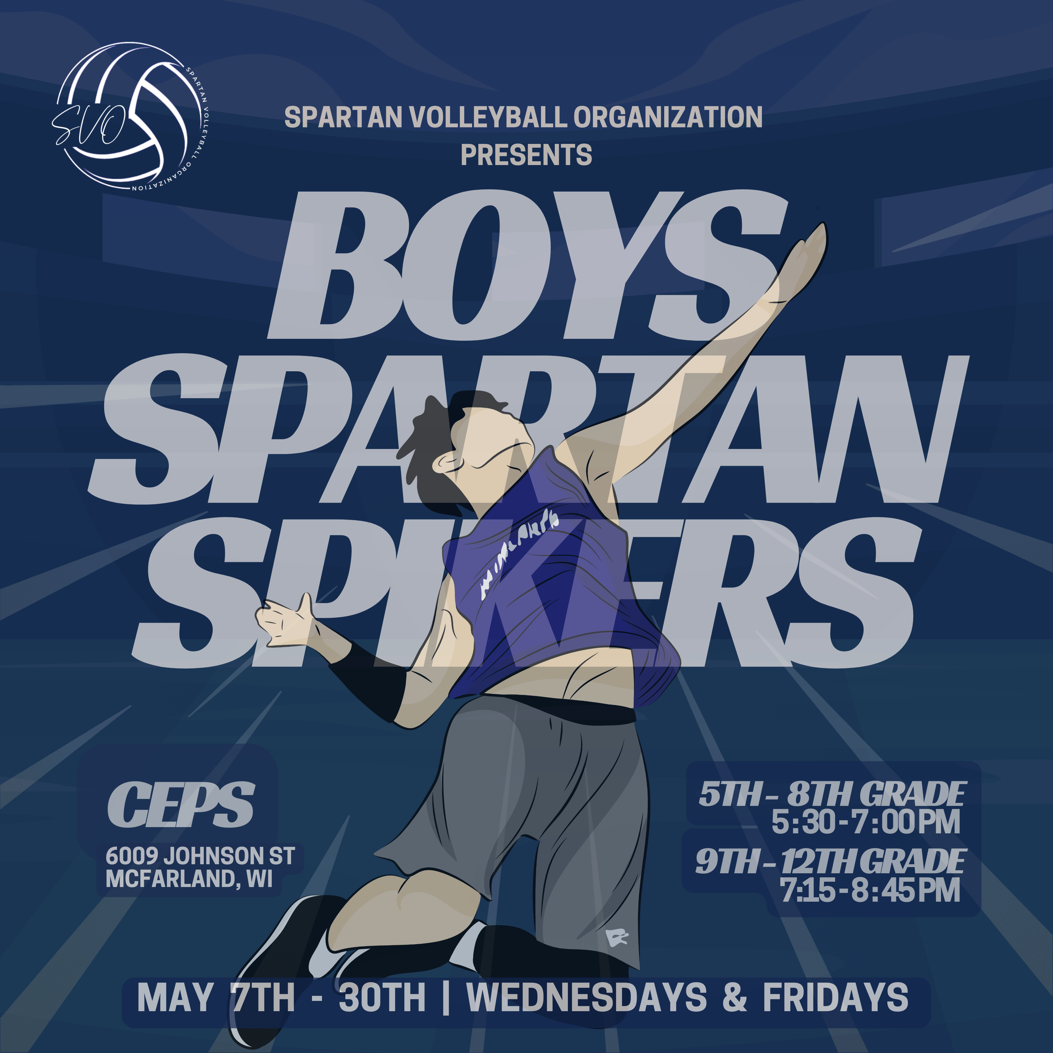 Campaign cover image for Boys Spartan Spikers 2025