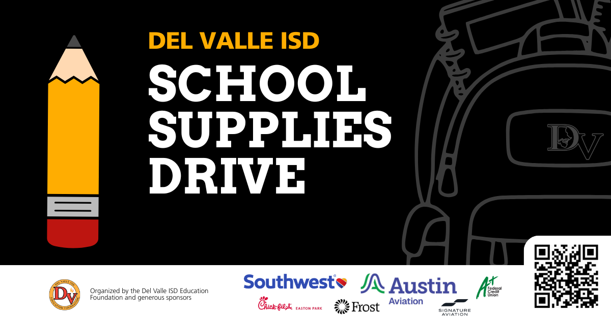 Campaign cover image for Del Valle ISD School Supplies Drive 2026