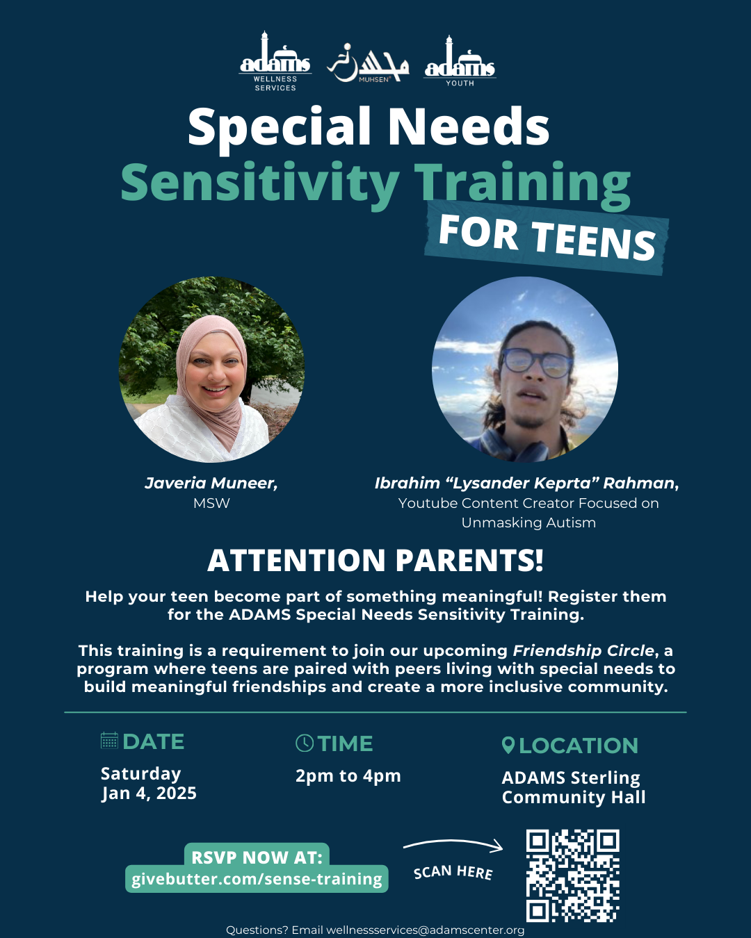 Campaign cover image for Special Needs Sensitivity Training for Teens