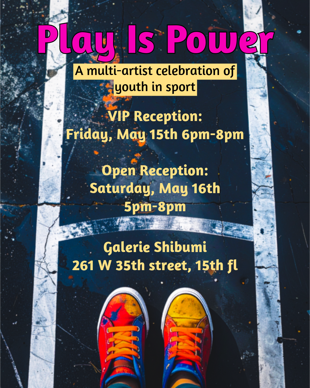 Campaign cover image for “Play Is Power” Art Show