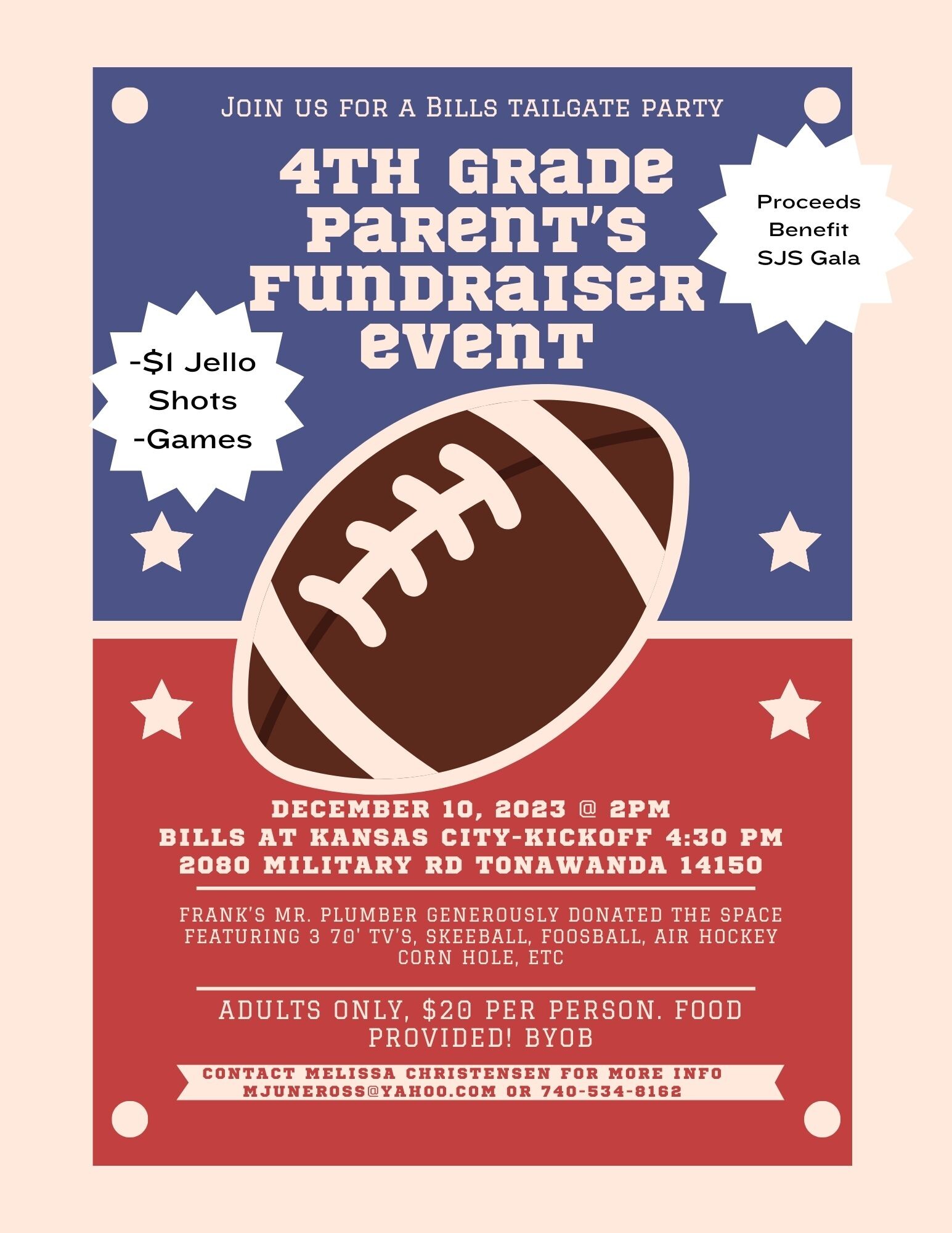 Campaign cover image for 4th Grade Tailgate Party