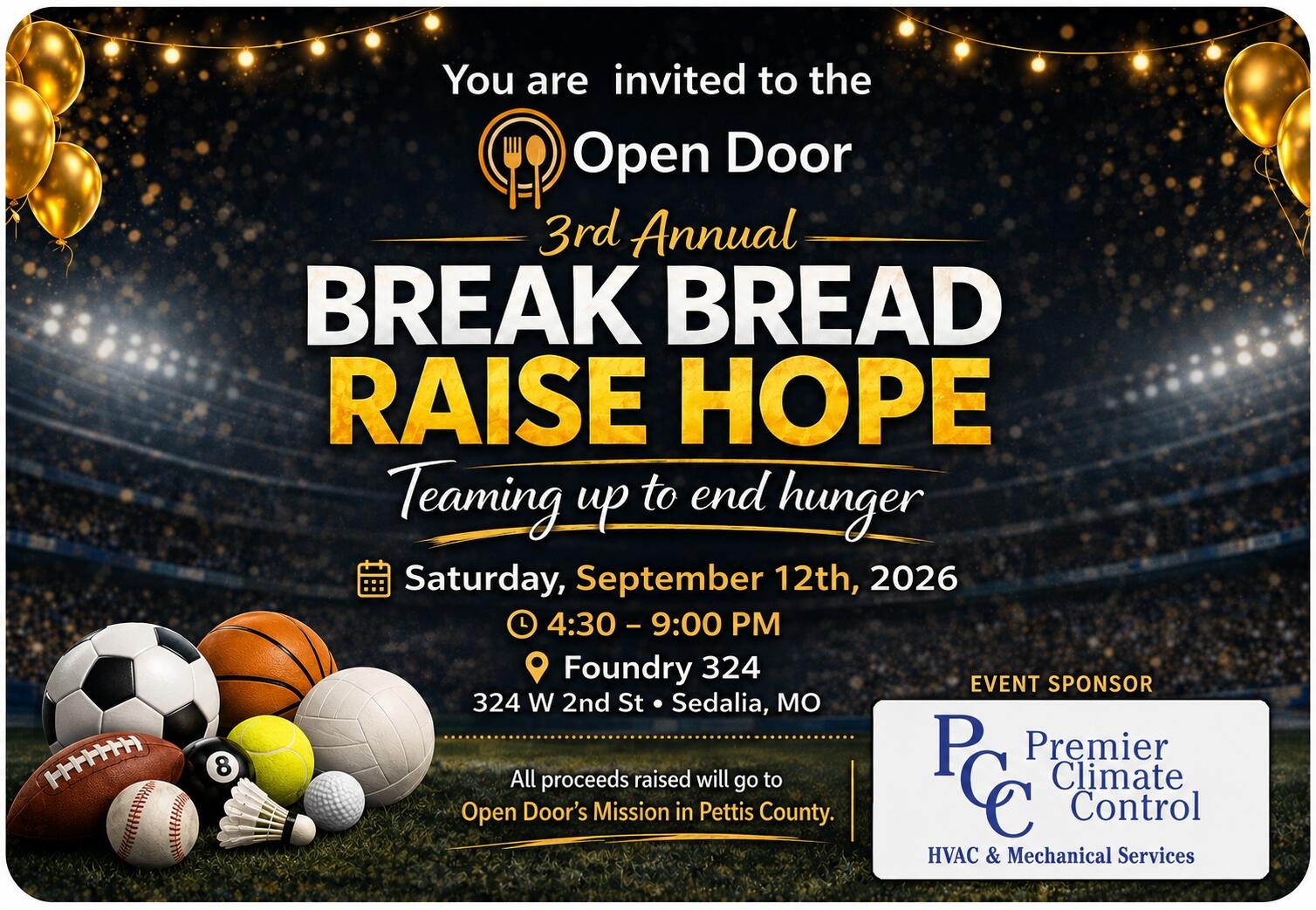 Campaign cover image for 2026 Break Bread Raise Hope