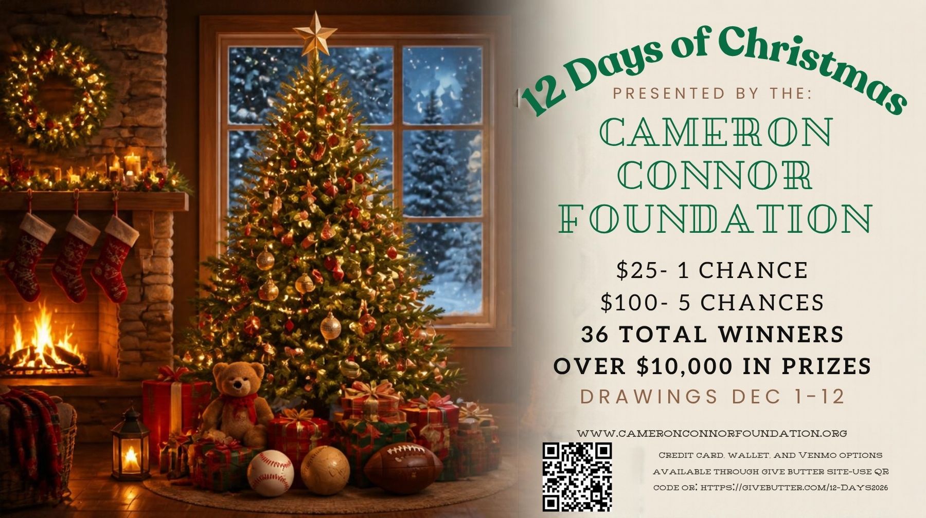 Campaign cover image for 12 Days of Christmas Raffle 2026