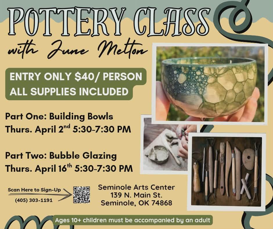 Campaign cover image for SAC Workshop: Pottery with June