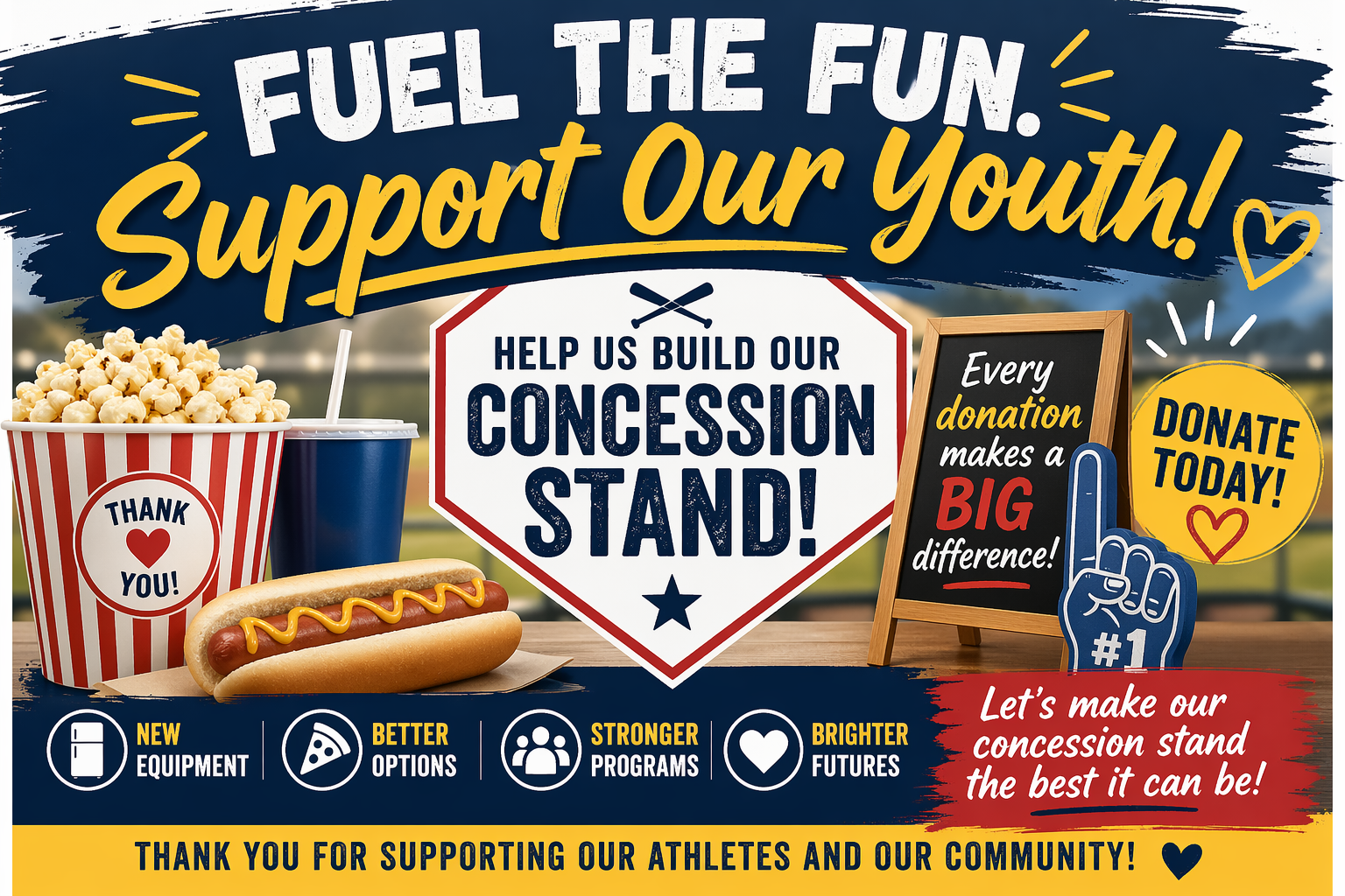 Campaign cover for MS Athletic Complex Concession Stand
