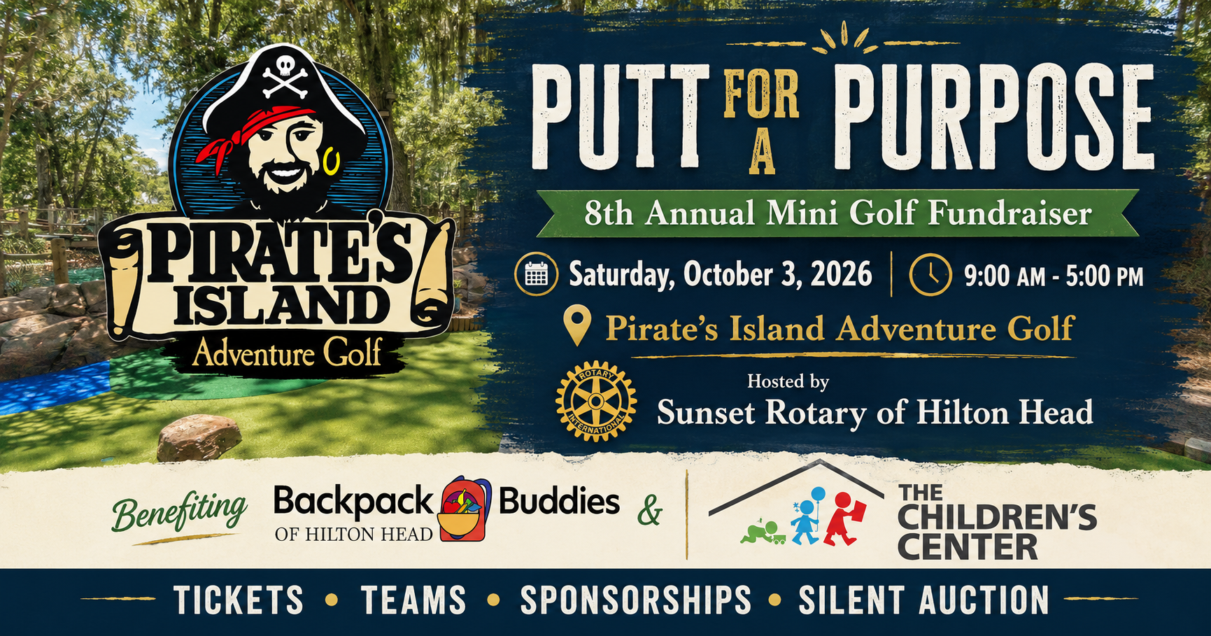 Campaign cover image for 8th Annual Sunset Rotary Mini Golf Fundraiser