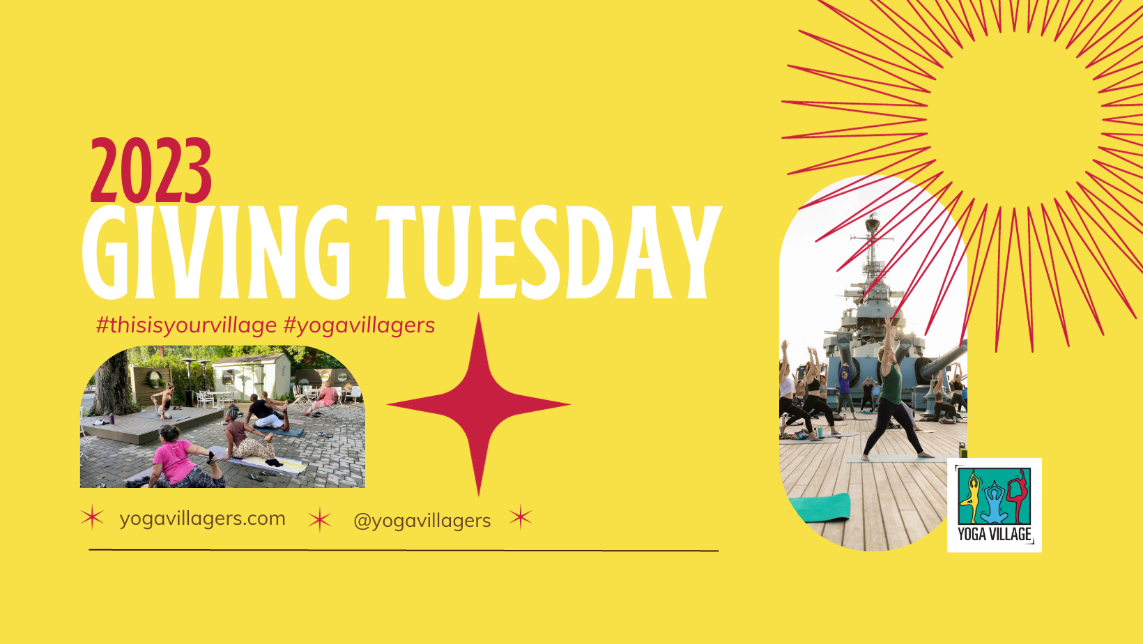 Yoga Village Giving Tuesday 2023