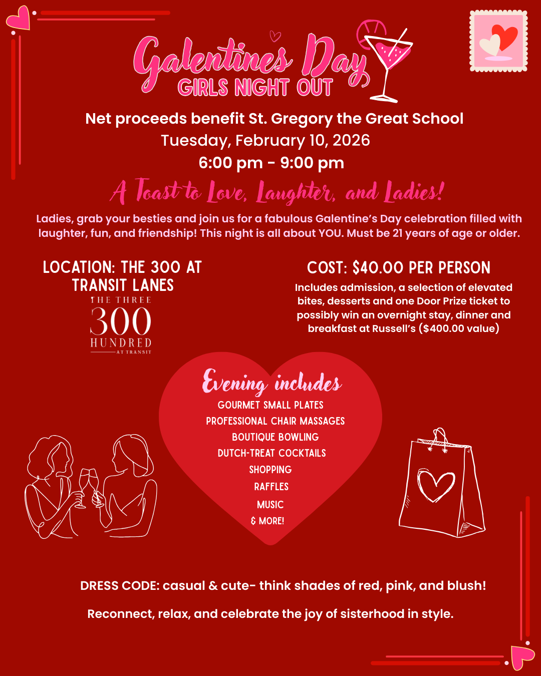 Campaign cover image for 2026 GAL-entine's Party...GIRLS NIGHT OUT