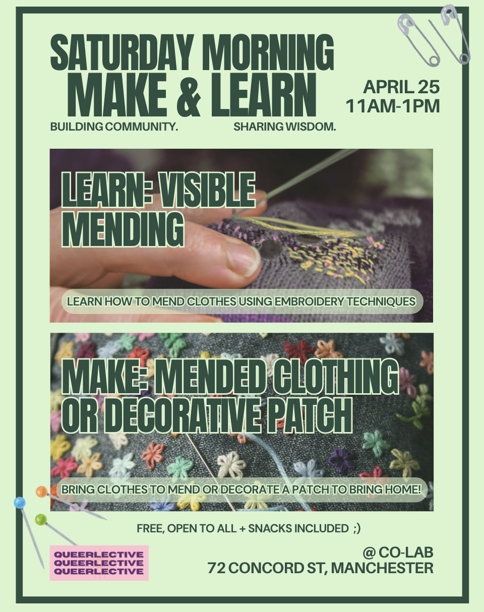 Campaign cover image for Visible Mending: A Saturday Morning Make & Learn